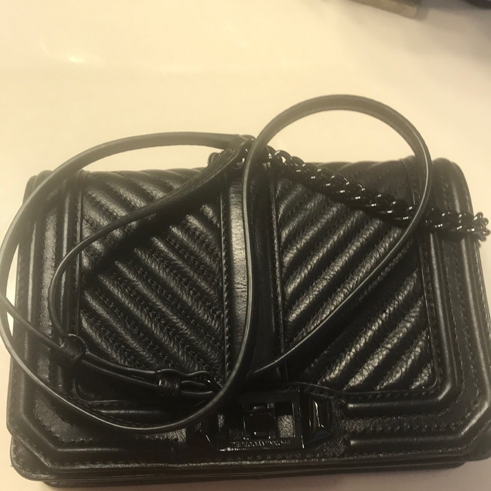 Small Black Rebecca Minkoff crossbody handbag